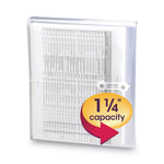 Poly String and Button Interoffice Envelopes, Open-Side (Horizontal), 9.75 x 11.63, Clear, 5/Pack