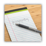 BU3 Ballpoint Pen, Retractable, Medium 1 mm, Black Ink, Smoke/Black Barrel, 36/Pack