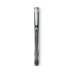 Intensity Porous Point Pen, Stick, Fine 0.5 Mm, Black Ink, Black Barrel, Dozen
