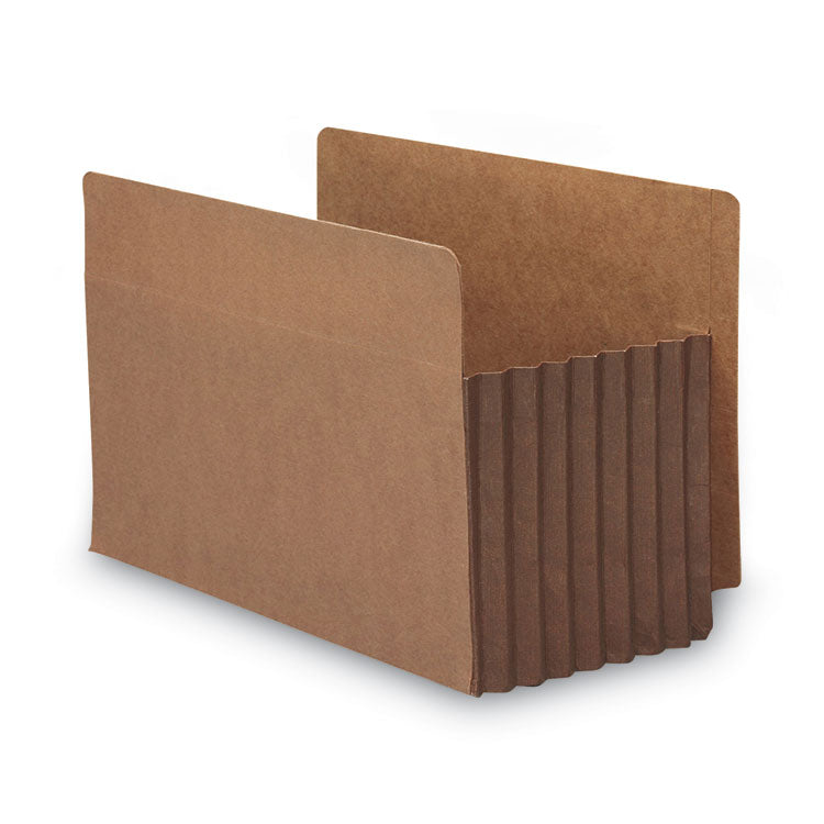 Heavy-Duty Redrope End Tab Tuff Pockets, 7" Expansion, Legal Size, Redrope, 5/box