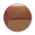 TUFF Expanding Open-Top Stadium File, 21 Sections, 1/21-Cut Tabs, Legal Size, Redrope