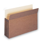 Redrope Drop Front File Pockets, 3.5" Expansion, Legal Size, Redrope, 25/box
