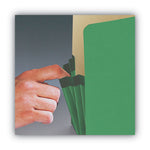Colored File Pockets, 1.75" Expansion, Letter Size, Green