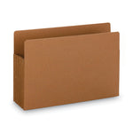 Heavy-Duty Redrope End Tab Tuff Pockets, 5.25" Expansion, Legal Size, Redrope, 10/box