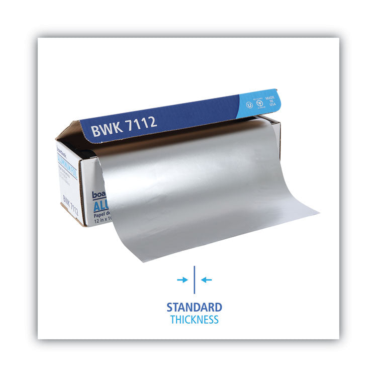 Standard Aluminum Foil Roll, 63 Gauge, 12" x 1,000 ft