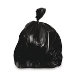 Linear Low-Density Can Liners, 96 gal, 2 mil, 57" x 75", Black, 50/Carton