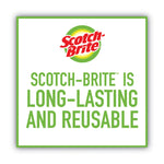 Dobie All-Purpose Cleaning Pad, 4.3 X 2.6, 0.5" Thick, Yellow, 3/pack