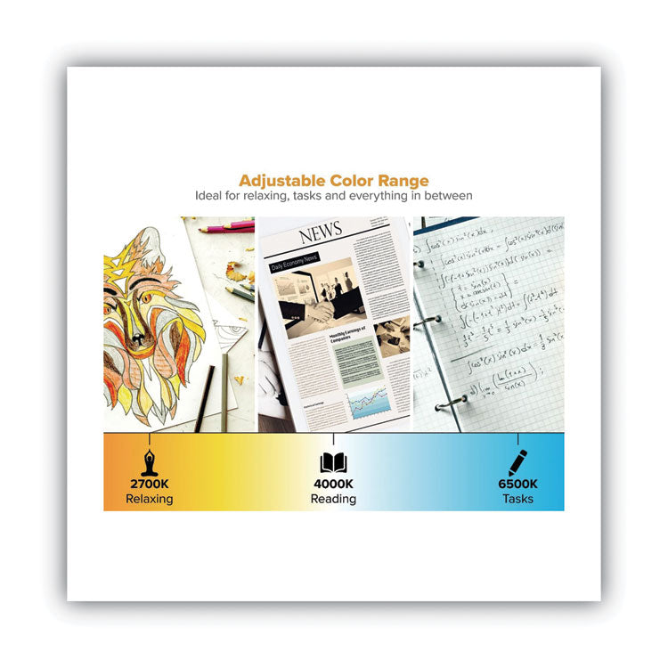 Dimmable-Bar Led Desk Lamp, White