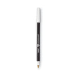 PrevaGuard Round Stic Ballpoint Pen, Stick, Medium 1 mm, Black Ink, Black Barrel, Dozen