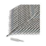 Round Stic Xtra Life Ballpoint Pen, Stick, Medium 1 mm, Black Ink, Translucent Black Barrel, Dozen