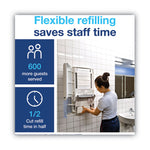 PeakServe Continuous Hand Towel, 1-Ply, 7.91 x 8.85, White, 270 Wipes/Pack, 12 Packs/Carton