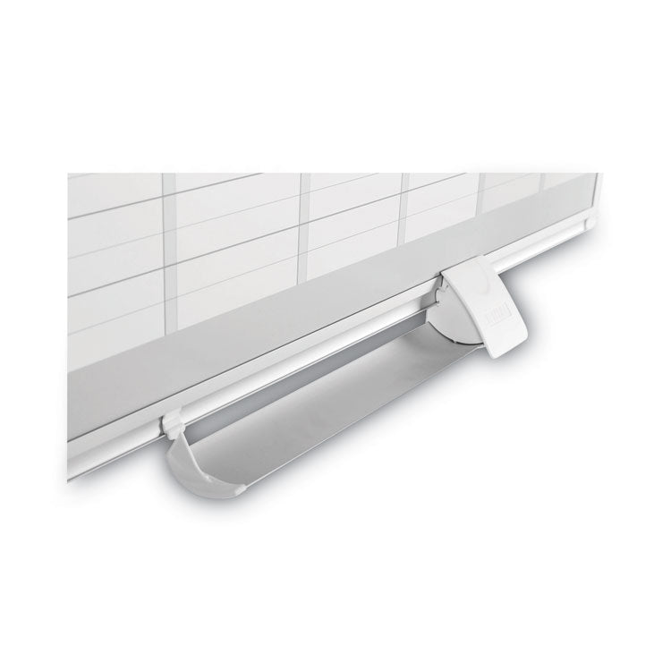 Magnetic Dry Erase Calendar Board, Weekly Planning/Scheduling, 36" x 24", White Surface, Satin Aluminum Frame