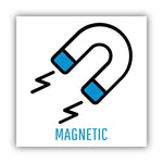 Magnetic Dry Erase Calendar Board, Weekly Planning/Scheduling, 36" x 24", White Surface, Satin Aluminum Frame