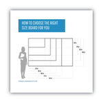 Magnetic Glass Dry Erase Board, 48" x 36", Opaque White Surface