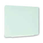 Magnetic Glass Dry Erase Board, 48" x 36", Opaque White Surface