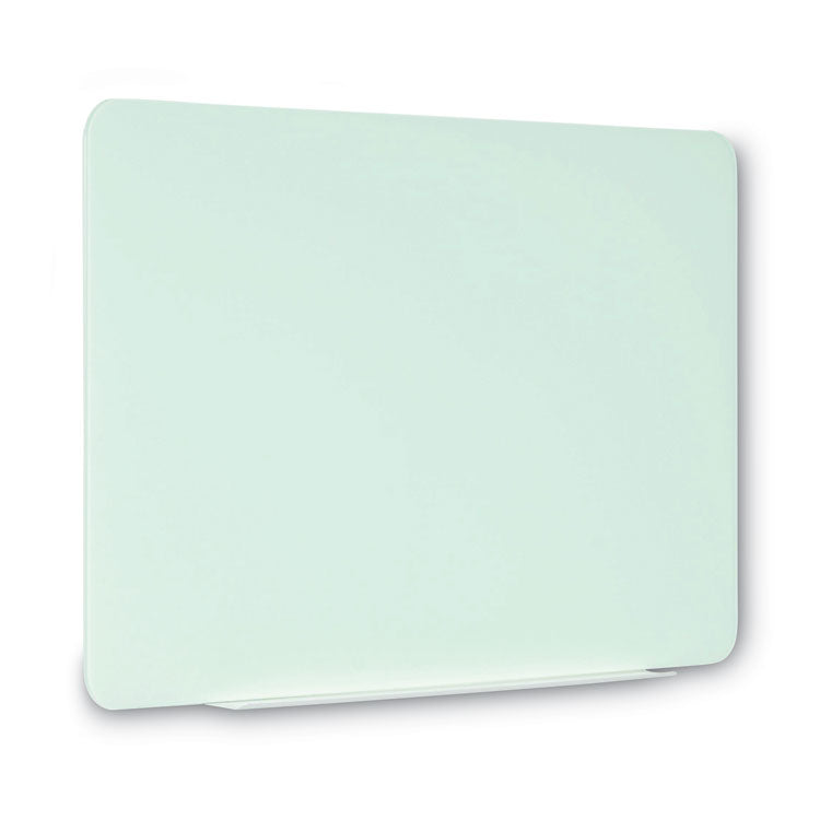 Magnetic Glass Dry Erase Board, 48" x 36", Opaque White Surface