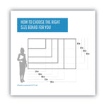 Magnetic Glass Dry Erase Board, 60" x 48", Opaque White Surface