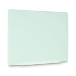 Magnetic Glass Dry Erase Board, 60" x 48", Opaque White Surface