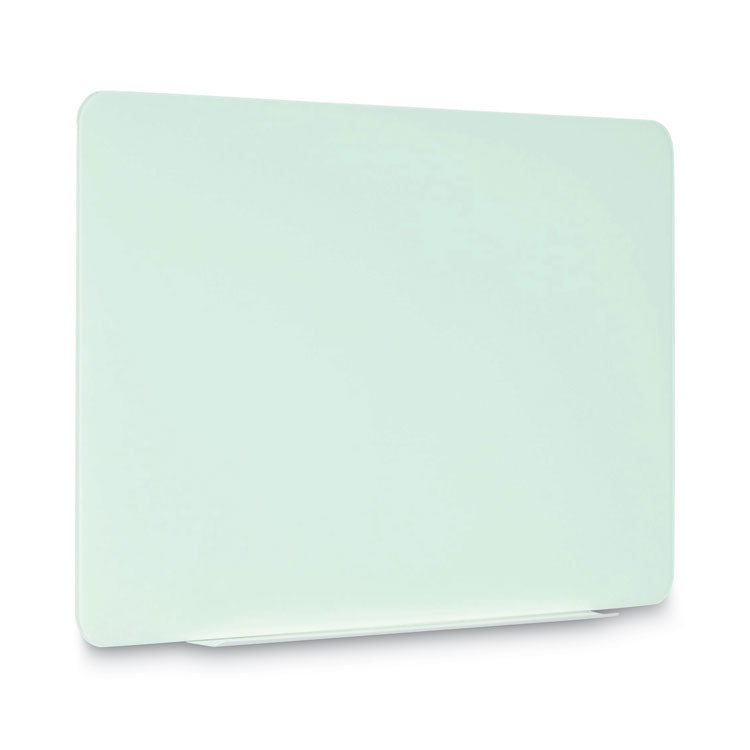 Magnetic Glass Dry Erase Board, 60" x 48", Opaque White Surface