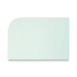 Magnetic Glass Dry Erase Board, 60" x 48", Opaque White Surface