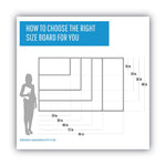 Tech Cork Board, 48" x 36", Tan Surface, Silver/Black Aluminum Frame