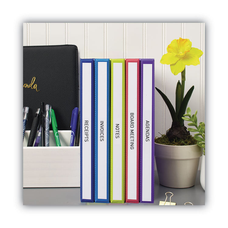 Binder Spine Inserts, 0.5" Spine Width, 16 Inserts/Sheet, 5 Sheets/Pack