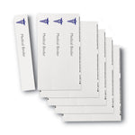 Binder Spine Inserts, 2" Spine Width, 4 Inserts/sheet, 5 Sheets/pack