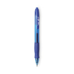 Gel-Ocity Gel Pen, Retractable, Medium 0.7 Mm, Blue Ink, Translucent Blue Barrel, Dozen