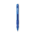 Gel-Ocity Gel Pen, Retractable, Medium 0.7 Mm, Blue Ink, Translucent Blue Barrel, Dozen