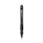 Gel-Ocity Gel Pen, Retractable, Medium 0.7 Mm, Black Ink, Translucent Black Barrel, Dozen