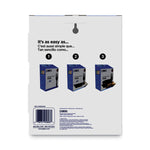 Grab'N Go Wrapped Cutlery, Fork, Plastic, Black, 90/Box, 6 Boxes/Carton