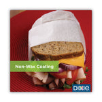 All-Purpose Food Wrap, Dry Wax Paper, 12 x 12, White, 1,000 Sheets/Pack, 5 Packs/Carton