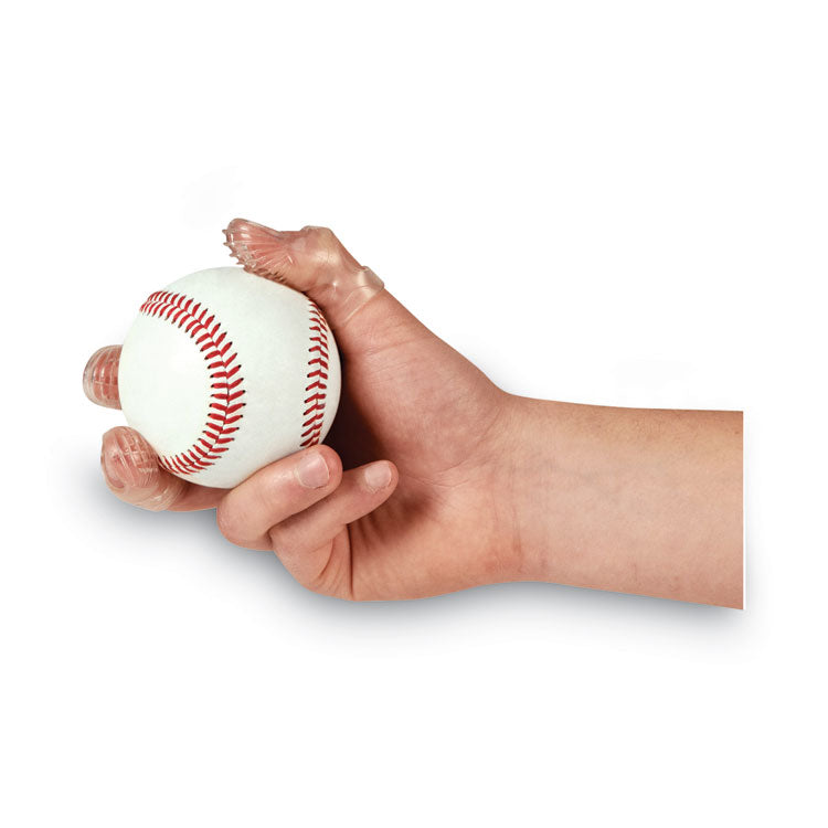 Tippi Micro-Gel Fingertip Grips, Size 5, Clear, 36/pack