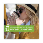 PerfecTouch Paper Hot Cups and Lids Combo, 12 oz, Coffee Haze Design, 50/Pack, 6 Packs/Carton