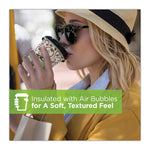 PerfecTouch Paper Hot Cups and Lids Combo, 10 oz, Coffee Haze Design, 50/Pack, 6 Packs/Carton