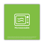 PerfecTouch Paper Hot Cups and  Lids Combo, 10 oz, Multicolor, 50 Cups/Lids/Pack