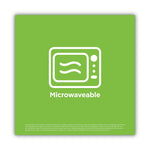 PerfecTouch Paper Hot Cups and Lids Combo, 10 oz, Coffee Haze Design, 50/Pack, 6 Packs/Carton