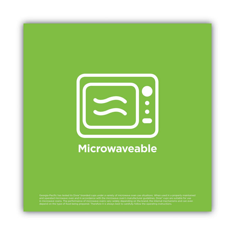 PerfecTouch Paper Hot Cups and Lids Combo, 10 oz, Coffee Haze Design, 50/Pack, 6 Packs/Carton