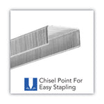 S.f. 13 Heavy-Duty Staples, 0.25" Leg, 0.5" Crown, Steel, 1,000/box