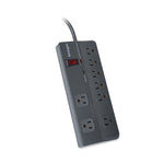 Guardian Premium Surge Protector, 8 AC Outlets, 6 ft Cord, 1,080 J, Gray