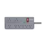 Guardian Premium Surge Protector, 8 AC Outlets, 6 ft Cord, 1,080 J, Gray