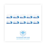 Premium Half-Fold Toilet Seat Covers, 14.17 x 16.73, White, 250/Sleeve, 10 Sleeves/Carton