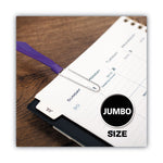 Paper Clips, Jumbo, Nonskid, Silver, 100 Clips/Box, 10 Boxes/Pack