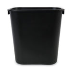 Soft-Sided Wastebasket, 14 Qt, Plastic, Black