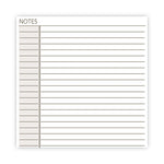 Lined Notes Pages for Planners/Organizers, 8.5 x 5.5, White Sheets, Undated, 30 Sheets