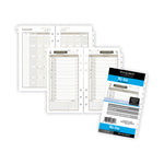 1-Page-Per-Day Planner Refills, 6.75 x 3.75, White Sheets, 12-Month (Jan to Dec): 2025