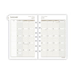 1-Page-Per-Day Planner Refills, 8.5 x 5.5, White Sheets, 12-Month (Jan to Dec): 2025