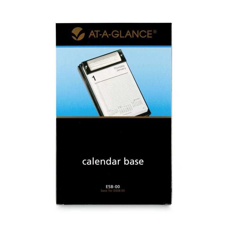 Base for 5 x 8 Tear-Off Daily Desk Calendar, 5 x 8, Black