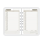 1-Page-Per-Day Planner Refills, 8.5 x 5.5, White Sheets, 12-Month (Jan to Dec): 2025