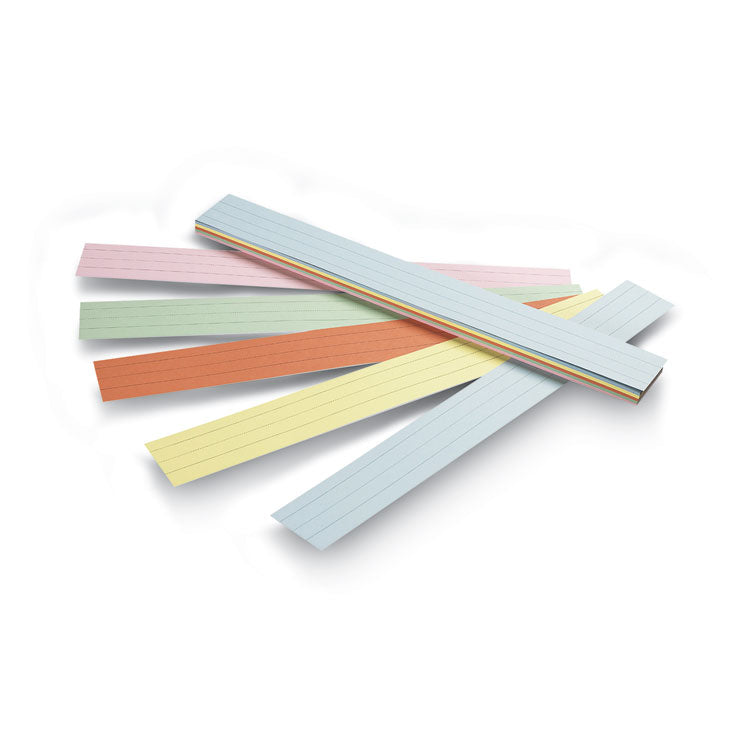 Sentence Strips, 24 X 3, Assorted Colors, 100/pack